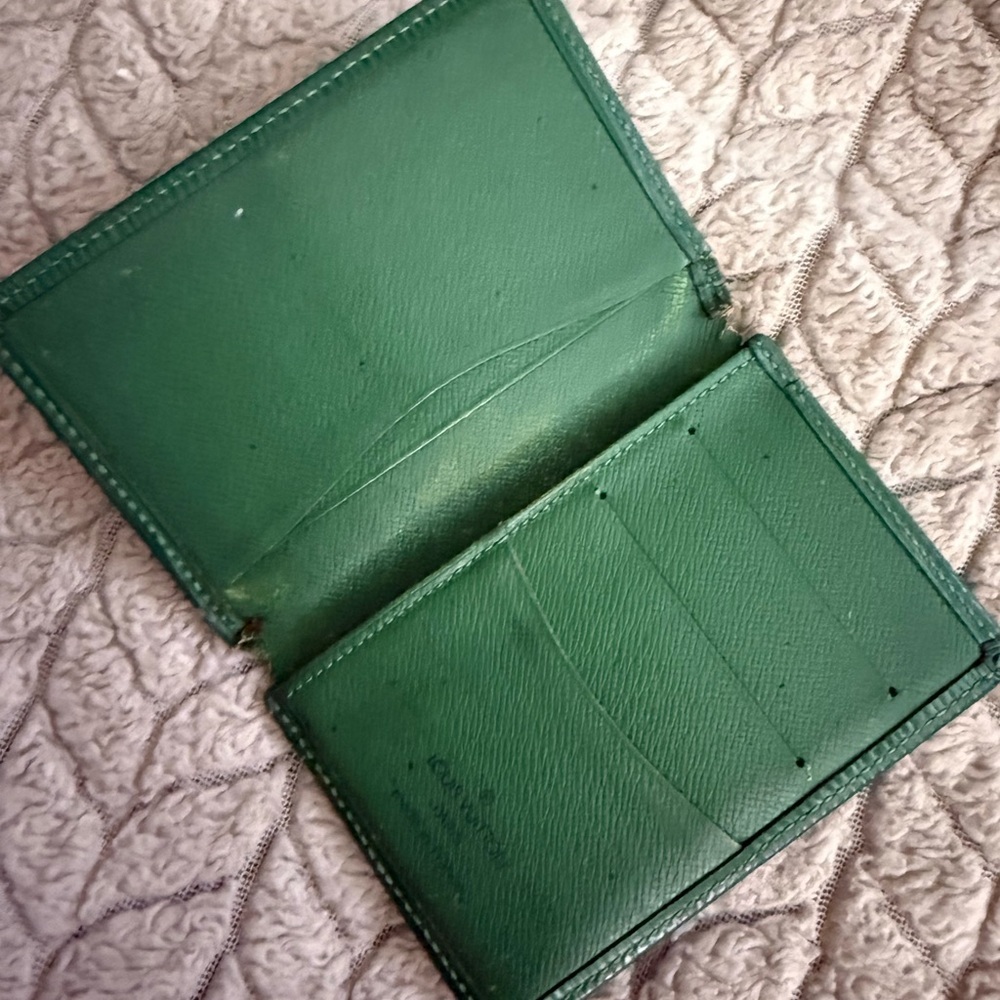 Louis Vuitton Epi Leather Pocket Organizer - Vintage Borneo Green - RARE - Picture 6 of 6